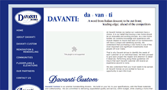 Desktop Screenshot of davanti-homes.com